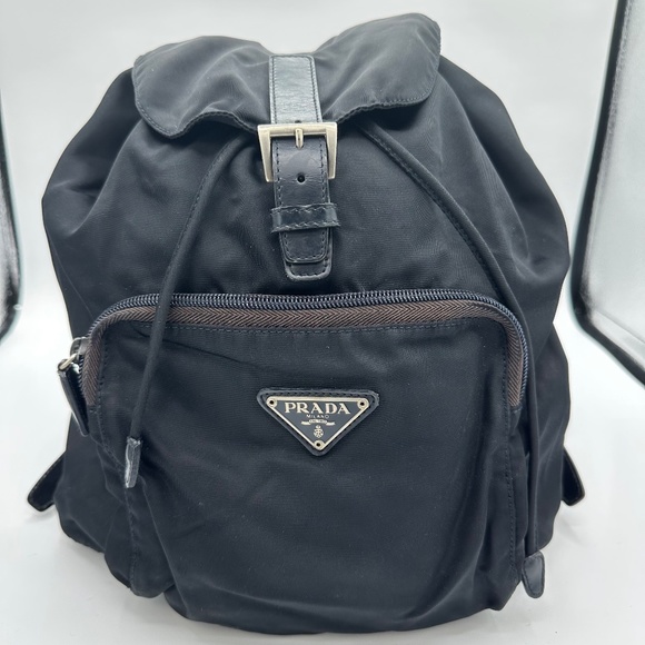 Prada Nylon Black Backpack Medium - Picture 1 of 10
